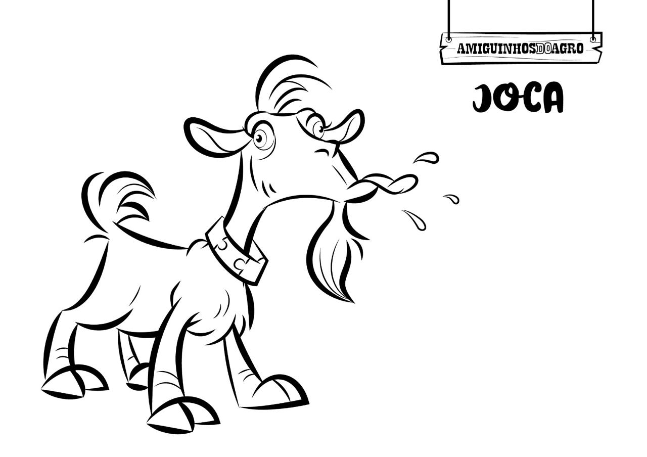 Joca para colorir
